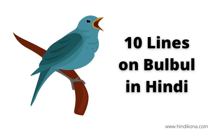 10 Lines on Bulbul in Hindi